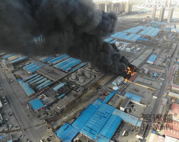 石家莊化工廠突發火災,沒安裝消防水炮要注意了